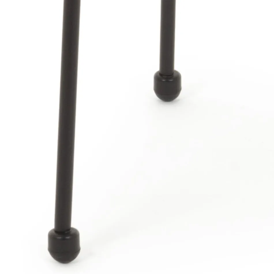 Tavolino da Esterno in Acciaio con Piano in Vetro di Design - Spumolizia Viadurini