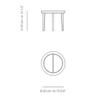 Tavolino da Esterno in Legno teak Made in Italy - Briga Viadurini