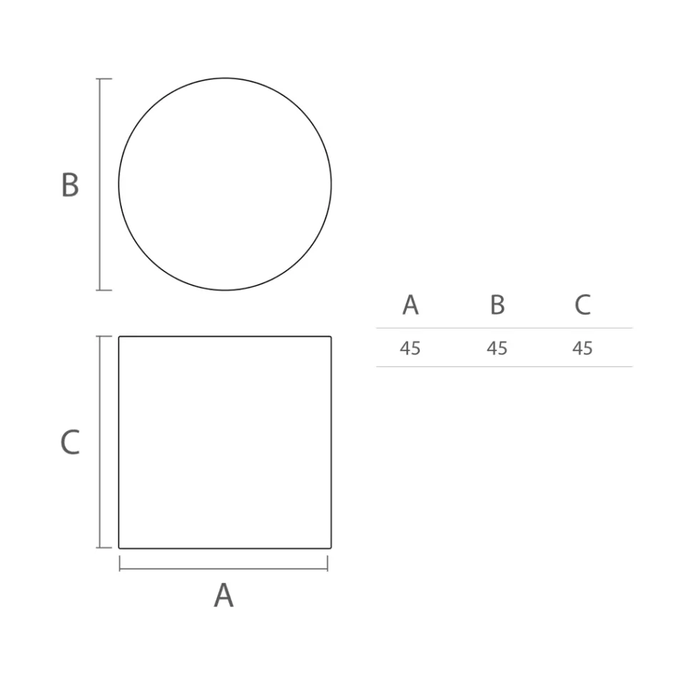 Tavolino da Esterno Luminoso in Polietilene Bianco Made in Italy - Derti Viadurini