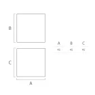 Tavolino da Esterno Luminoso in Polietilene Bianco Made in Italy - Derti Viadurini