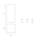 Tavolino da Esterno Luminoso in Polietilene Bianco Made in Italy - Derti Viadurini