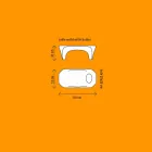 Tavolino da Esterno o Interno con Spumantiera, Design 2 Pezzi - Lily by Myyour Viadurini