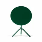 Tavolino da Esterno Rotondo in Metallo e Lamiera Made in Italy - Alberic Viadurini