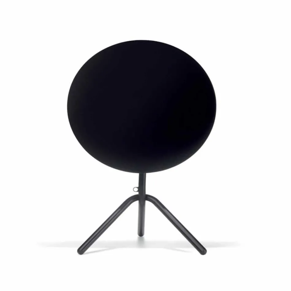 Tavolino da Esterno Rotondo in Metallo e Lamiera Made in Italy - Alberic Viadurini