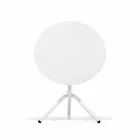 Tavolino da Esterno Rotondo in Metallo e Lamiera Made in Italy - Alberic Viadurini