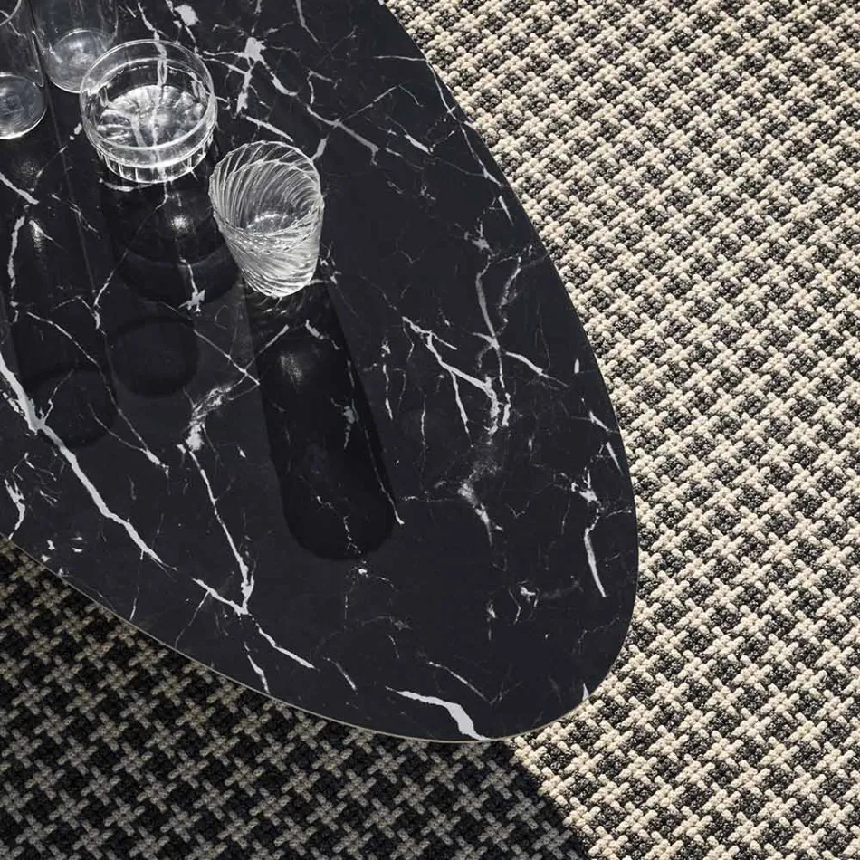 Tavolino da Esterno Struttura in Acciaio Made in Italy - Begin by Myyour Viadurini