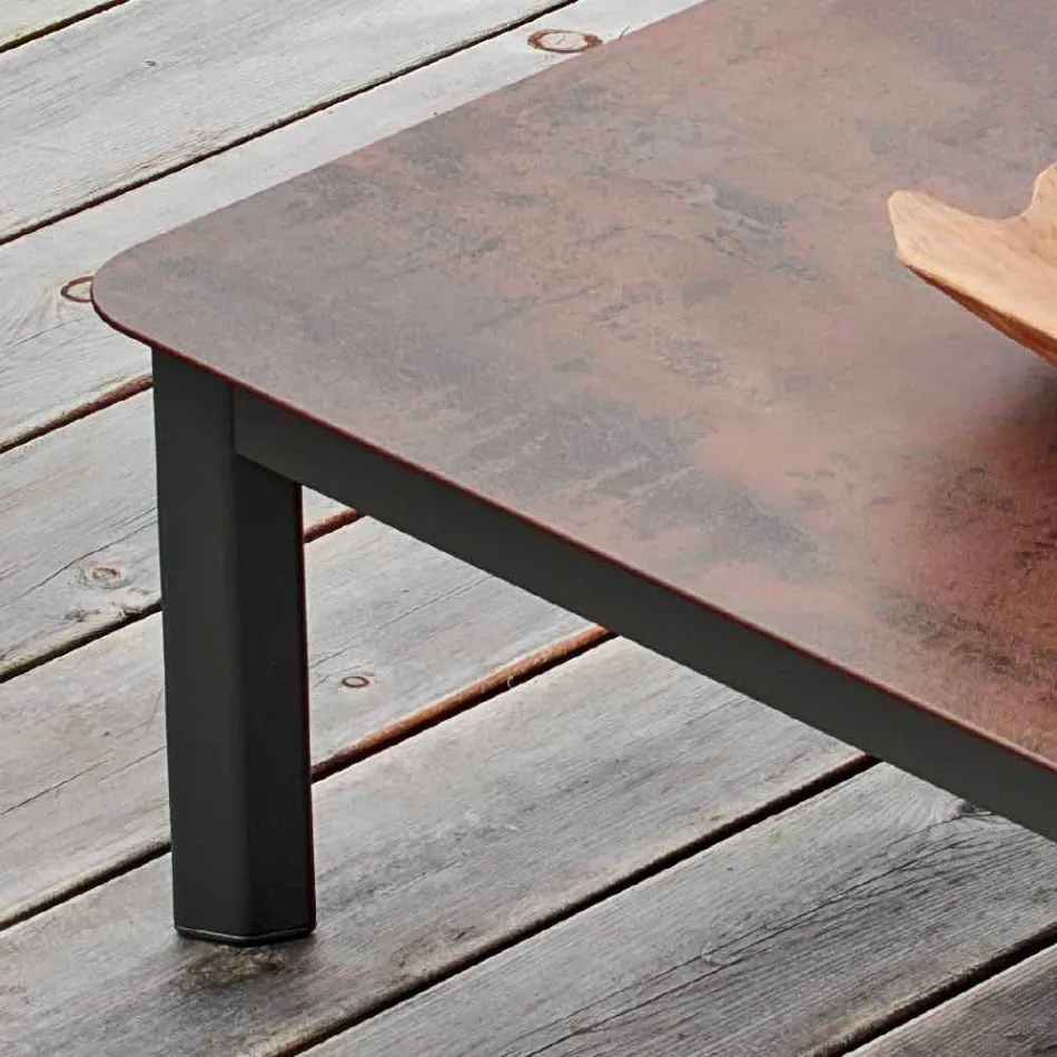 Tavolino da esterno Varaschin System di design in alluminio verniciato Viadurini