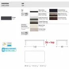 Tavolino da esterno Varaschin System di design in alluminio verniciato Viadurini