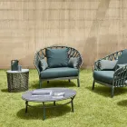 Tavolino da Giardino Base in Alluminio Made in Italy - Emma by Varaschin Viadurini