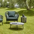 Tavolino da Giardino Base in Alluminio Made in Italy - Emma by Varaschin Viadurini