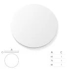 Tavolino da Giardino Base in Polietilene e Piano HPL Made in Italy - Lucy Viadurini