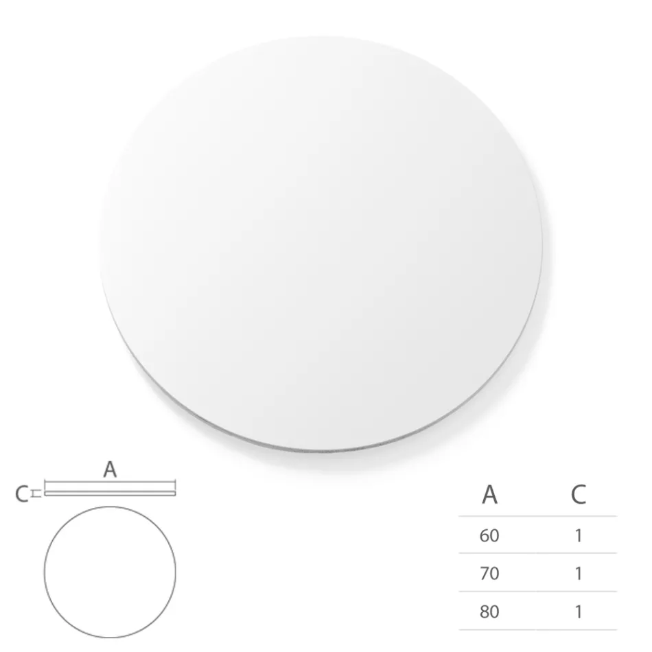 Tavolino da Giardino Base in Polietilene e Piano HPL Made in Italy - Lucy Viadurini