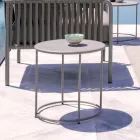 Tavolino da Giardino in Acciaio Zincato di Varie Misure Made in Italy – Brienne Viadurini