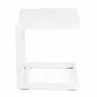 Tavolino da Giardino in Alluminio Verniciato Homemotion, 2 Pezzi - Rodric Viadurini