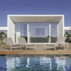 Tavolino da Giardino in Alluminio Verniciato, Homemotion, 2 Pezzi - Rodric Viadurini