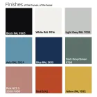 Tavolino da Giardino in Hpl e Metallo Verniciato Made in Italy - Guerrino Viadurini