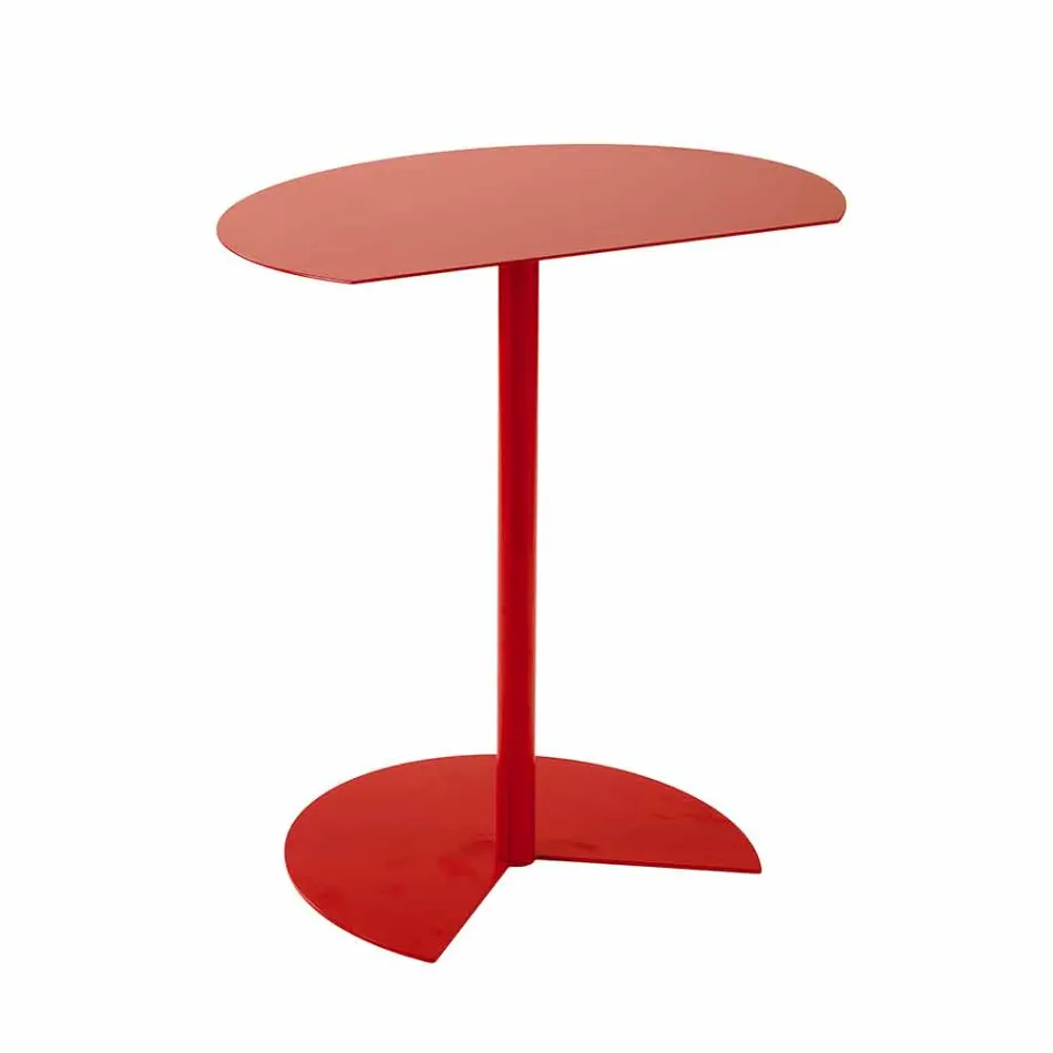 Tavolino da Giardino in Metallo Colorato di Design Moderno in 3 Misure - Cettina Viadurini