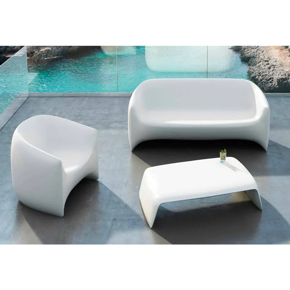 Tavolino da giardino in polietilene Blow by Vondom, design moderno Viadurini