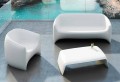 Tavolino da giardino in polietilene Blow by Vondom, design moderno