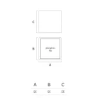 Tavolino da Giardino Luminoso in Polietilene Bianco Made in Italy - Derti Viadurini