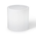 Tavolino da Giardino Luminoso in Polietilene Bianco Made in Italy - Derti Viadurini