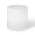 Tavolino da Giardino Luminoso in Polietilene Bianco Made in Italy - Derti Viadurini