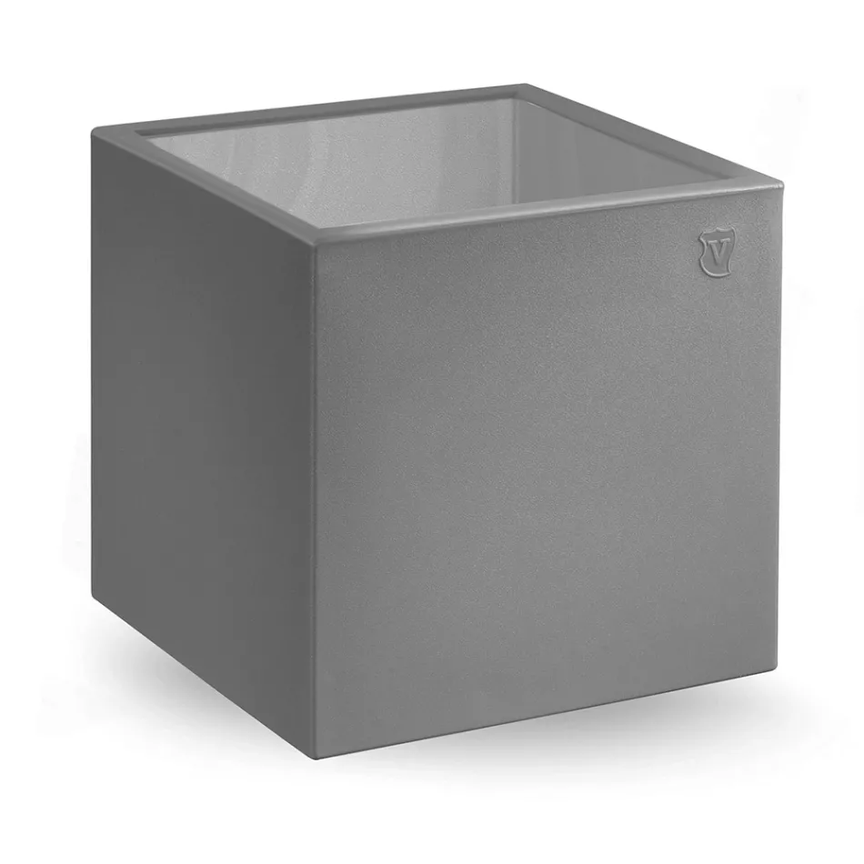 Tavolino da Giardino Quadrato in Polietilene Colorato Made in Italy - Noemi Viadurini