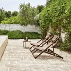 Tavolino da Giardino Rotondo in Alluminio Verniciato - Bahia by Varaschin Viadurini