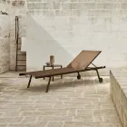 Tavolino da Giardino Rotondo in Alluminio Verniciato - Bahia by Varaschin Viadurini