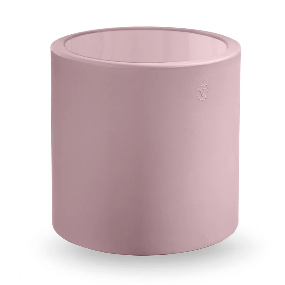 Tavolino da Giardino Tondo in Polietilene Colorato Made in Italy - Noemi Viadurini