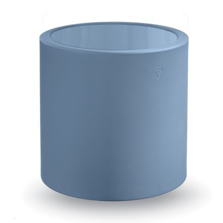 Tavolino da Giardino Tondo in Polietilene Colorato Made in Italy - Noemi Viadurini