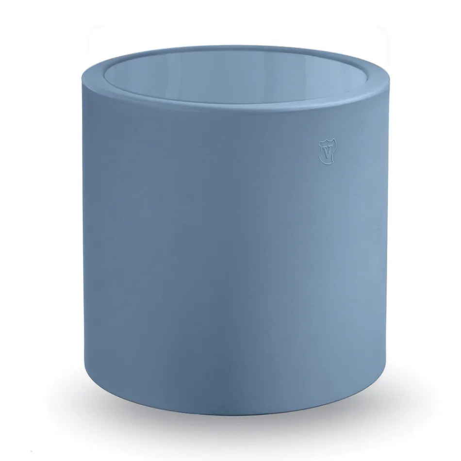 Tavolino da Giardino Tondo in Polietilene Colorato Made in Italy - Noemi Viadurini