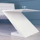 Tavolino da salotto bianco design moderno Zeta made in Italy Viadurini