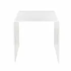 Tavolino da salotto bianco moderno 40x40cm Terry Small, made in Italy Viadurini