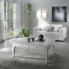 Tavolino da Salotto con Parti Massicce in Ay - ous e Tiglio Made in Italy - Era Viadurini