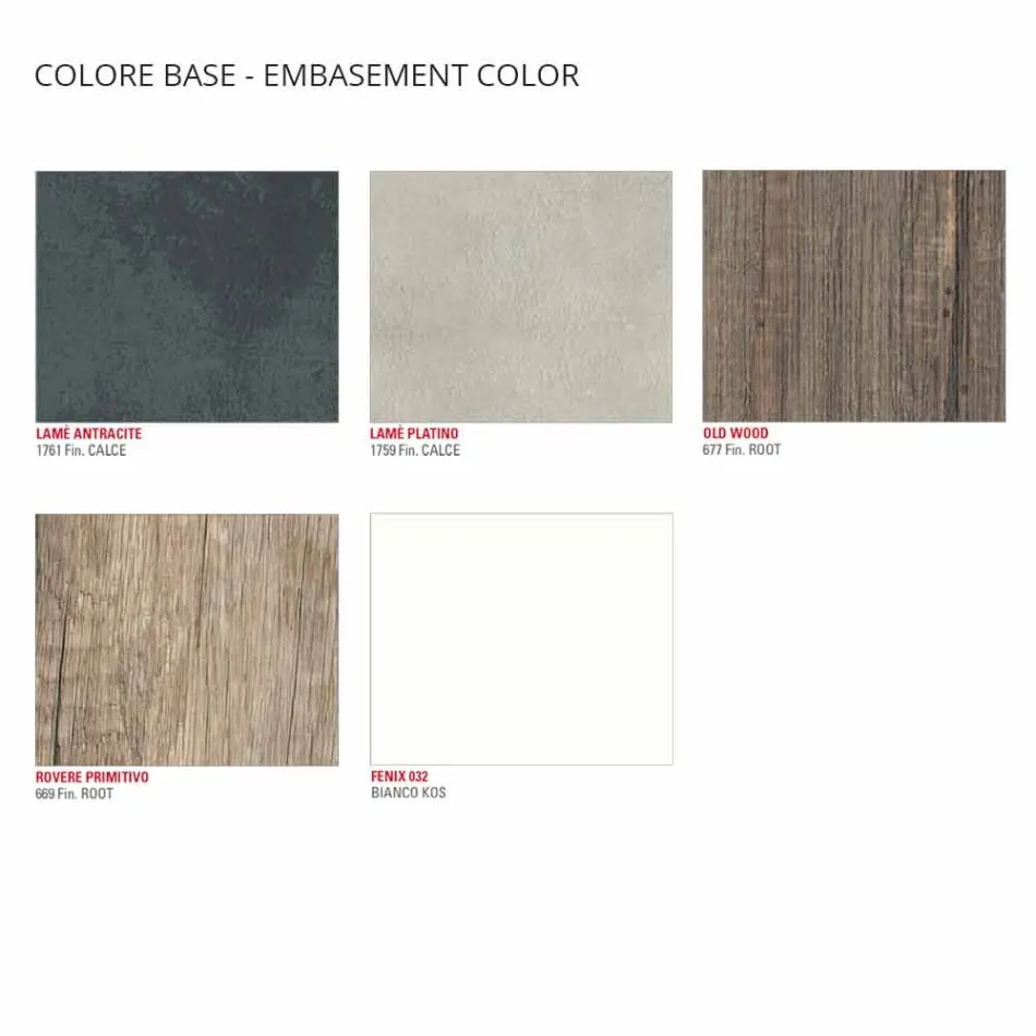 Tavolino da Salotto con Piani Girevoli in Hpl Made in Italy, Pregiato - Parigi Viadurini