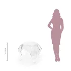 Tavolino da Salotto con Piano e Base in Plexiglass Made in Italy - Brento Viadurini