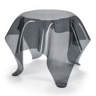 Tavolino da Salotto con Piano e Base in Plexiglass Made in Italy - Brento Viadurini