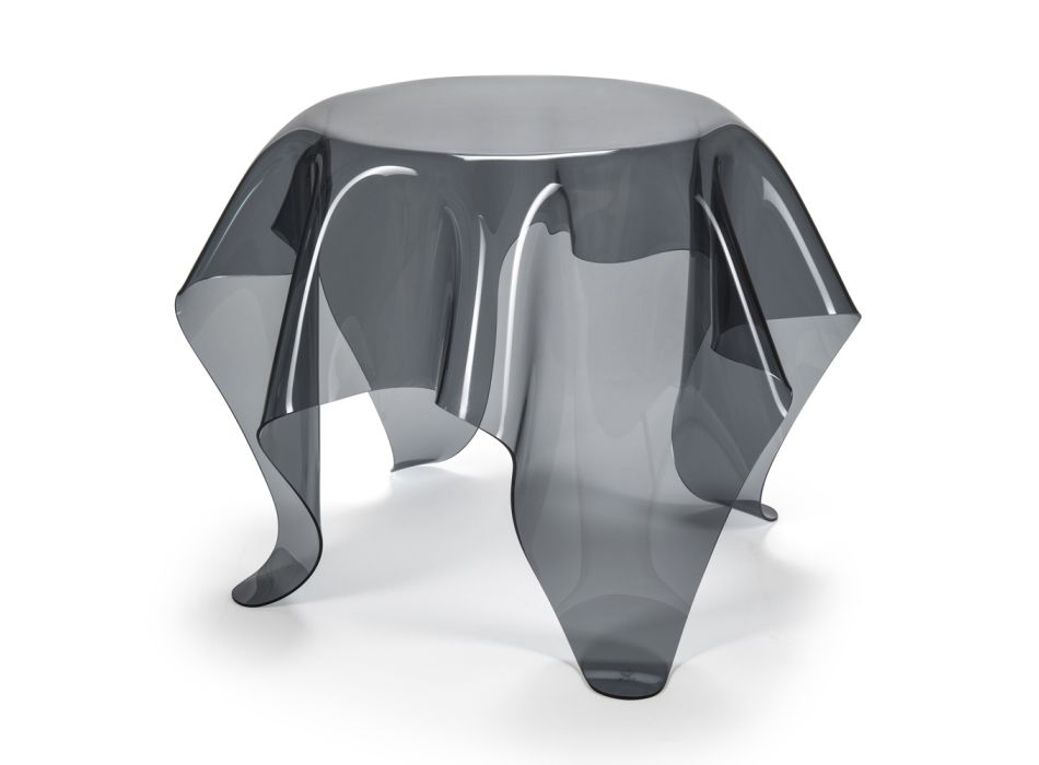 Tavolino da Salotto con Piano e Base in Plexiglass Made in Italy - Brento Viadurini