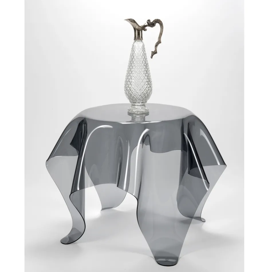Tavolino da Salotto con Piano e Base in Plexiglass Made in Italy - Brento Viadurini