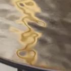 Tavolino da Salotto con Piano in Vetro e Base in Metallo Made in Italy - Batulla Viadurini