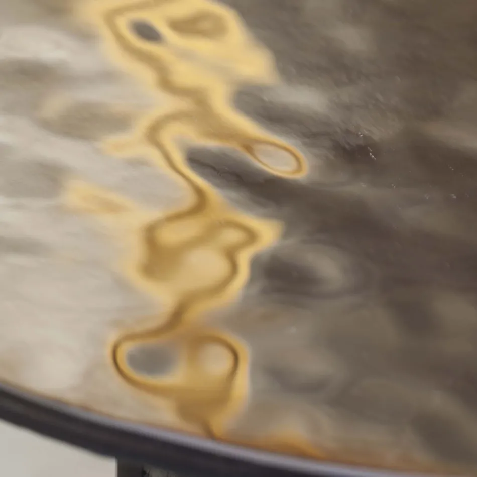 Tavolino da Salotto con Piano in Vetro e Base in Metallo Made in Italy - Batulla Viadurini