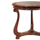 Tavolino da Salotto con Piano in Vetro Realizzato in Italia - Sedna Viadurini