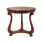 Tavolino da Salotto con Piano in Vetro Realizzato in Italia - Sedna Viadurini