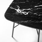 Tavolino da Salotto con Piano Quadrato in Marmo Made in Italy - Makino Viadurini