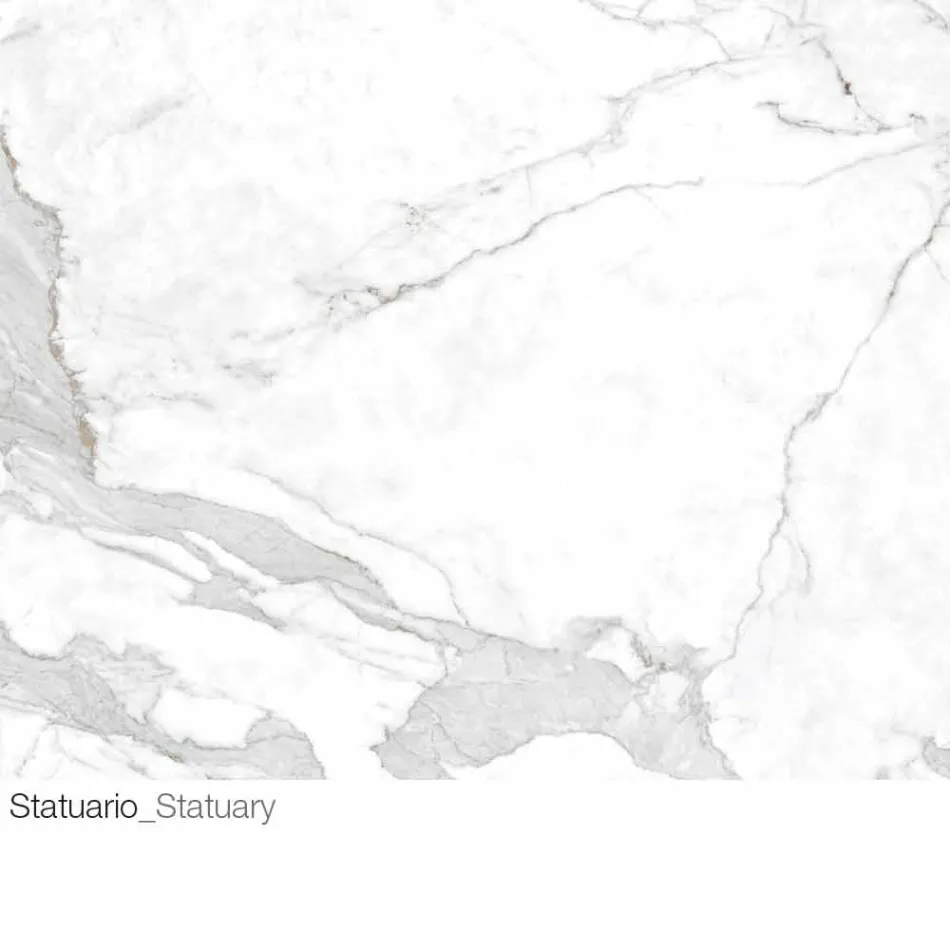 Tavolino da Salotto con Piano Rotondo in Ceramica Made in Italy - Montebianco Viadurini