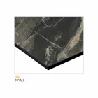 Tavolino da Salotto con Piano Rotondo in Hpl Stratificato Made in Italy - Mina Viadurini