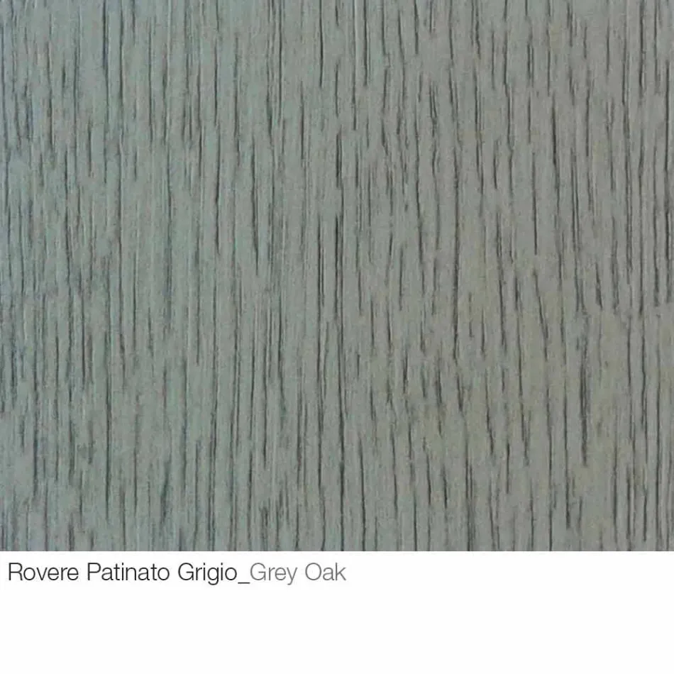 Tavolino da Salotto con Piano Tondo in Legno Realizzato in Italia - Montebianco Viadurini