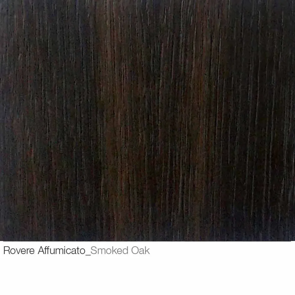 Tavolino da Salotto con Piano Tondo in Legno Realizzato in Italia - Montebianco Viadurini