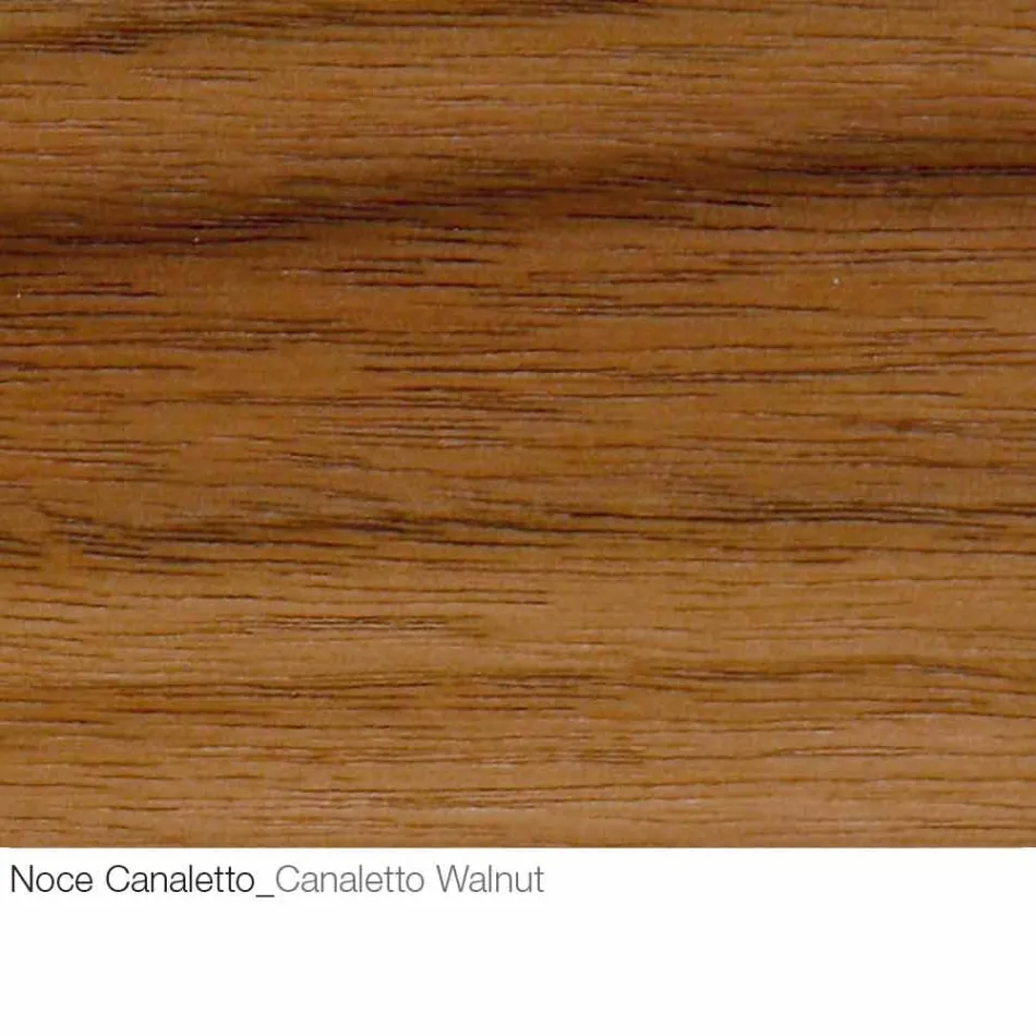 Tavolino da Salotto con Piano Tondo in Legno Realizzato in Italia - Montebianco Viadurini